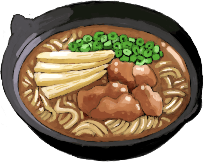 背脂たっぷり鉄鍋醤油ラーメン